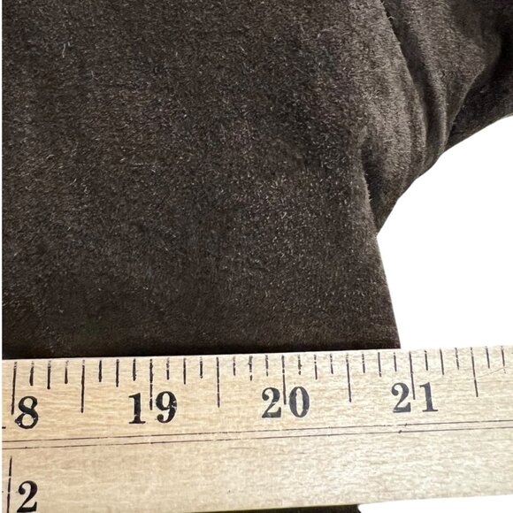 Marvin Richards Brown Rustic Luxe Shearling Suede Hooded Penny Lane Coat Size M - Picture 7 of 7